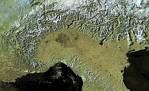 North Italian Plain (599x366 pixels; 146 KB))